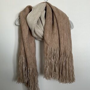 Express Scarf - Tan scarf with slight shimmer